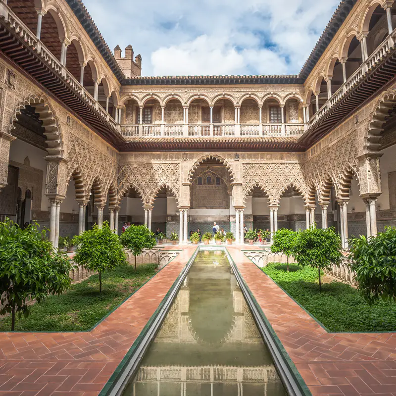 unusual Seville alcazar